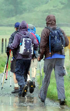 Wet and windy start from Gatesgarth on the Lake District 24 Peaks Challenge