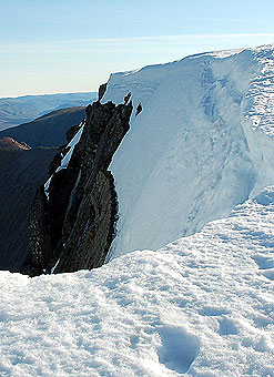 Thick snow - Ben Nevis North Face