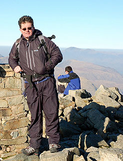 Summit Trig Point - Scafell Pike mid-Feb 08