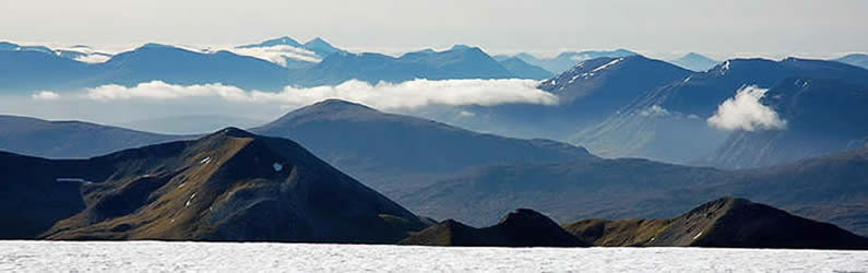 Ben Nevis and surrounding peaks